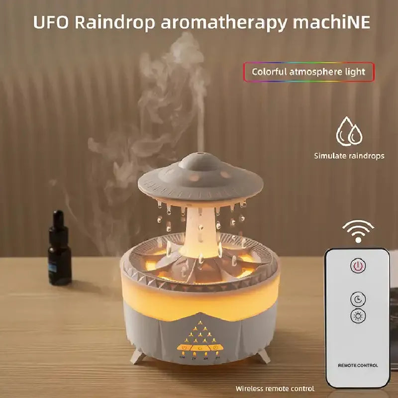 Rain Drop Air Humidifier Essential Oil Diffuser 350ml